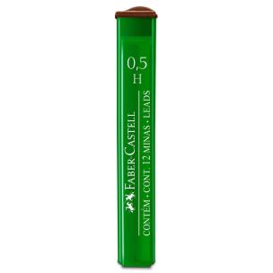 Opakowanie Wkład grafitowy H 0,5mm (12szt) FABER CASTELL