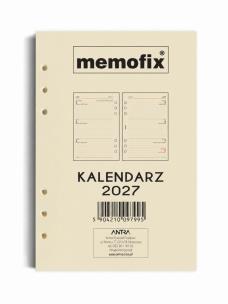 Opakowanie Wkład kalendarzowy 2027 Memofix A5 TDW