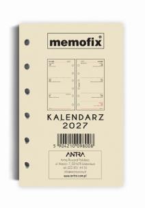 Opakowanie Wkład kalendarzowy 2027 Memofix A6 SK/TDW