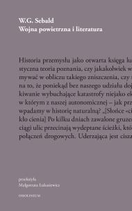 Okładka książki Wojna powietrzna i literatura