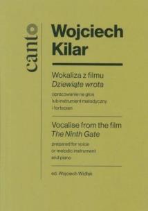Okładka książki Wokaliza z filmu ''Dziewiąte wrota