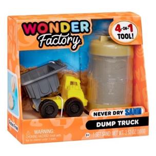 Opakowanie Wonder Factory Never Dry Sand - Light Brown +Truck