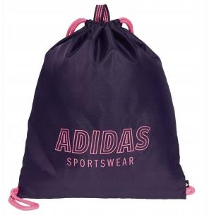 Opakowanie Worek Adidas Classic House of Tiro fioletowy 13,5l