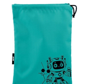 Worek na obuwie 27x36cm green. Wydawca: MFP. Multiszop.pl Opakowanie Worek na obuwie 27x36cm green