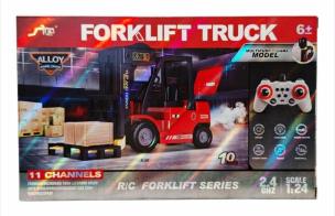 Wózek widłowy R/C 1:24. Wydawca: SWEDE. Multiszop.pl Opakowanie Wózek widłowy R/C 1:24