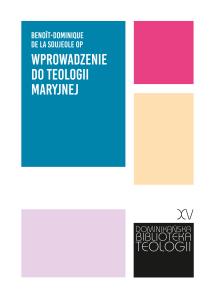 Okładka książki Wprowadzenie do teologii maryjnej. „Błogosławić mnie będą odtąd wszystkie pokolenia”