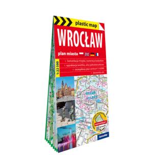 Okładka książki Wrocław foliowany plan miasta 1:22 500