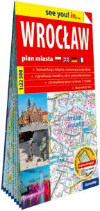 Okładka książki Wrocław papierowy plan miasta 1:22 500