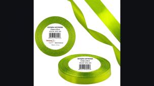 Opakowanie Wstążka satyn. 6mm/32m zieleń wiosenna