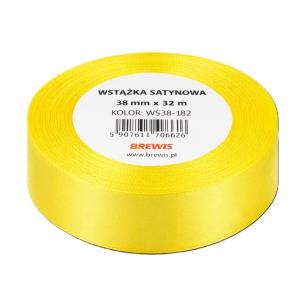 Opakowanie Wstążka satynowa 38mm/32m zielony limonkowy