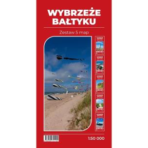 Okładka książki Wybrzeże Bałtyku 1:50 000 cz.1-5