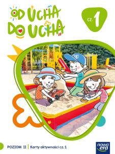 Wychowanie przedszkolne OD UCHA DO UCHA 4-latki poziom 2 cześć 1 Karty aktywności. Autor: Stalmach-Tkacz Anna, Karina Mucha. Multiszop.pl Okładka książki Wychowanie przedszkolne OD UCHA DO UCHA 4-latki poziom 2 cześć 1 Karty aktywności