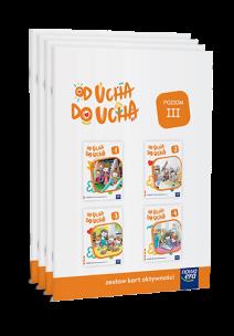 Okładka książki Wychowanie przedszkolne OD UCHA DO UCHA 5-latki Poziom 3 Zestaw kart aktywności