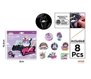 Opakowanie Wydrapywanka Emoji Unicorn