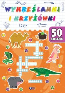 Wykreślanki i krzyżówki. Autor: Opracowanie zbiorowe. Multiszop.pl Okładka książki Wykreślanki i krzyżówki