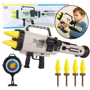 Opakowanie Wyrzutnia rakiet M202 pociski gąbkowe 68cm