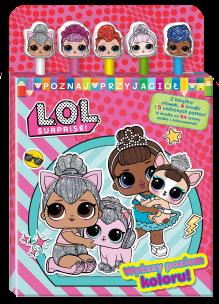 Okładka książki Wyższy poziom koloru!. L.O.L. Surprise! Poznaj przyjaciół