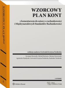 Okładka książki Wzorcowy Plan Kont z komentarzem do ustawy o rachunkowości i Międzynarodowych Standardów Rachunkowości
