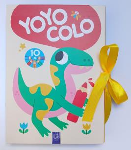 YOYO COLO. Dinozaury. Autor:   Praca zbiorowa. Multiszop.pl Okładka książki YOYO COLO. Dinozaury