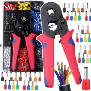 Opakowanie Zaciskarka praska do tulejek kabli 1200el