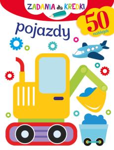 Okładka książki Zadania dla kredki. Pojazdy