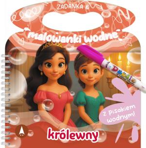 Okładka książki Zadanka & malowanki wodne. Królewny