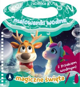 Okładka książki Zadanka & malowanki wodne. Magiczne święta