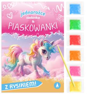 Okładka książki Zadanka & piaskowanki. Jednorożce