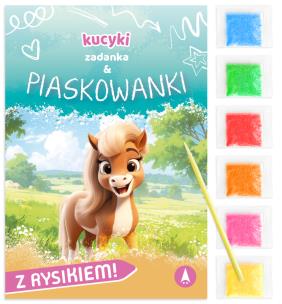 Okładka książki Zadanka & piaskowanki. Kucyki