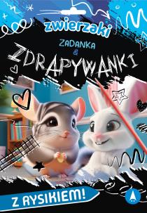 Zadanka & zdrapywanki. Zwierzaki. Autor: Monika Ślizowska. Multiszop.pl Okładka książki Zadanka & zdrapywanki. Zwierzaki