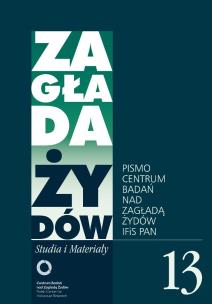 Okładka książki Zagłada Żydów nr.13