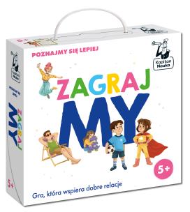 Okładka książki ZagrajMY. Gra, która wspiera dobre relacje. Kapitan Nauka