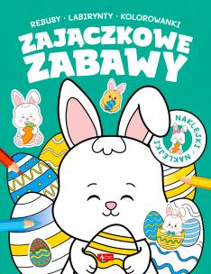 Zajączkowe zabawy - uszkodzone. Autor: Opracowanie zbiorowe. Multiszop.pl Okładka książki Zajączkowe zabawy - uszkodzone