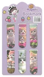 Opakowanie Zakładka do książek magnetyczna Kotki