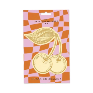 Zakładka do książek metalowa duża - Cherries. Wydawca: Designworks Ink. Multiszop.pl Opakowanie Zakładka do książek metalowa duża - Cherries