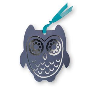 Zakładka do książek ze wstążką - Sowa szara. Wydawca: Moses. Multiszop.pl Opakowanie Zakładka do książek ze wstążką - Sowa szara