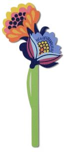 Opakowanie Zakładka do książki kwiaty - Folkowe