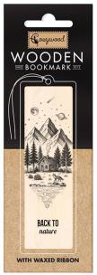 Opakowanie Zakładka drewniana Back to nature