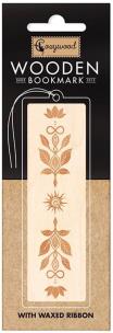 Opakowanie Zakładka drewniana Etno floral