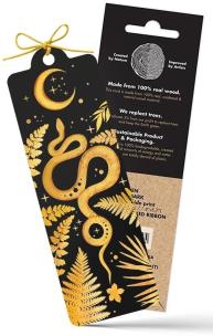 Opakowanie Zakładka drewniana Kosmiczny rok żółty