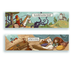 Opakowanie Zakładka kartonowa - Baśnie: (Nie)Śpiąca królewna