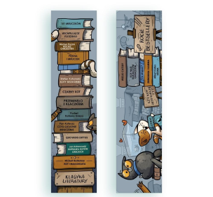 Zakładka kartonowa Kocie bestsellery. Wydawca: Molom. Multiszop.pl Opakowanie Zakładka kartonowa Kocie bestsellery