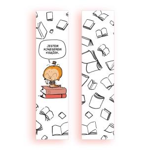 Zakładka kartonowa - Koneser książek. Wydawca: Molom. Multiszop.pl Opakowanie Zakładka kartonowa - Koneser książek