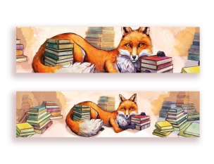 Zakładka kartonowa - Lis. Wydawca: Molom. Multiszop.pl Opakowanie Zakładka kartonowa - Lis