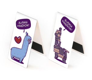 Zakładka magnetyczna - Al(e)paka książek. Wydawca: Molom. Multiszop.pl Opakowanie Zakładka magnetyczna - Al(e)paka książek