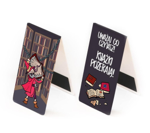 Zakładka magnetyczna - Mag. Uważaj co czytasz. Wydawca: Molom. Multiszop.pl Opakowanie Zakładka magnetyczna - Mag. Uważaj co czytasz