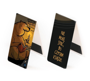 Zakładka magnetyczna - Nie mogę spać, bo czytam.... Wydawca: Molom. Multiszop.pl Opakowanie Zakładka magnetyczna - Nie mogę spać, bo czytam...