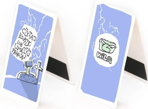 Zakładka magnetyczna WILQ - Czytaj książki lub umrzyj próbując. Wydawca: Molom. Multiszop.pl Opakowanie Zakładka magnetyczna WILQ - Czytaj książki lub umrzyj próbując