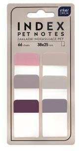 Zakładki indeksujące Pet nude 38x25mm 66szt. Wydawca: INTERDRUK. Multiszop.pl Opakowanie Zakładki indeksujące Pet nude 38x25mm 66szt