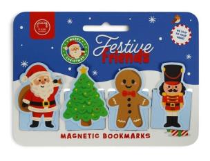 Opakowanie Zakładki magnetyczne Christmas 4szt